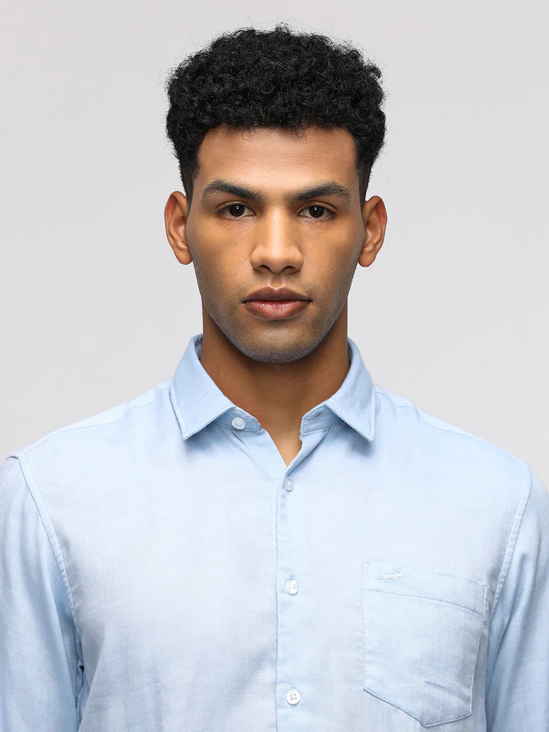 Comfort Fit Sport Light Blue Shirt for Casual Style