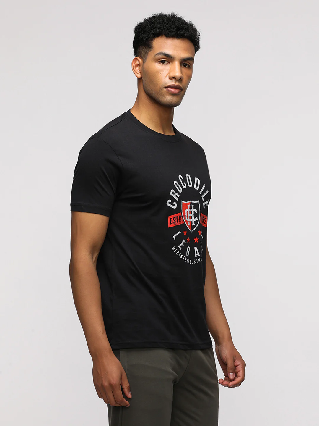 Typography Printed Round Neck Cotton Slim Fit T-shirts Pack Of 2