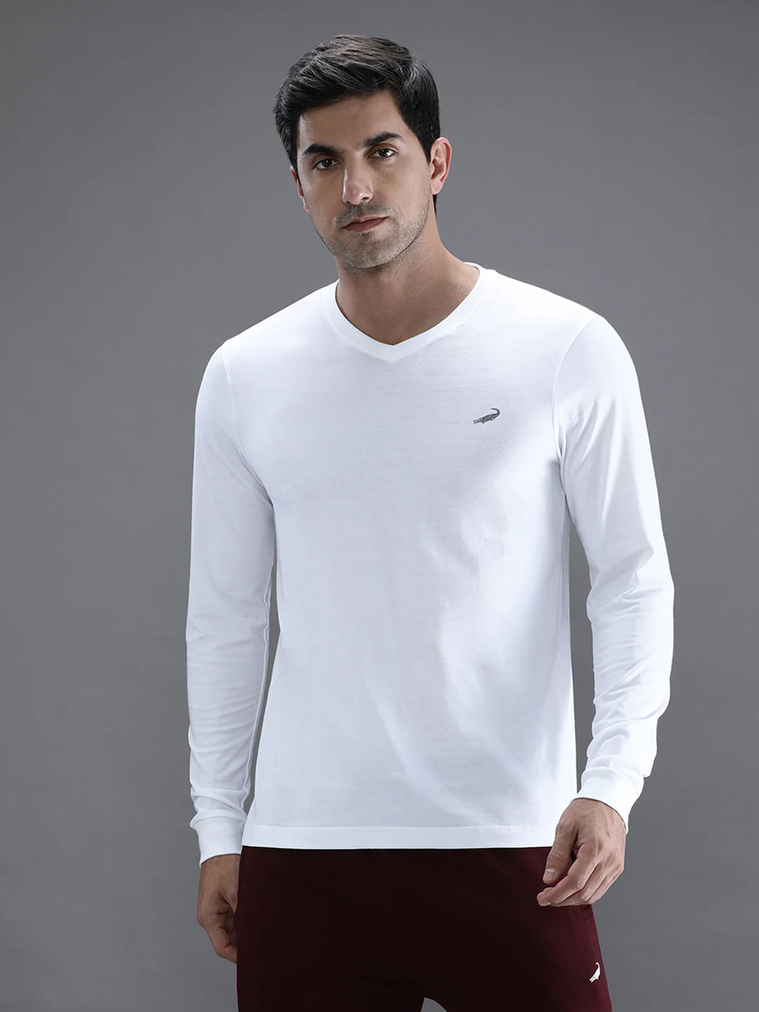 White Solid T-Shirt
