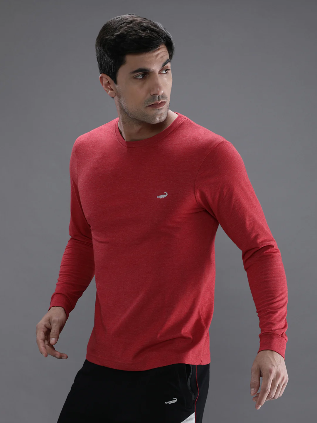 Solid Red Full Sleeve T-Shirt