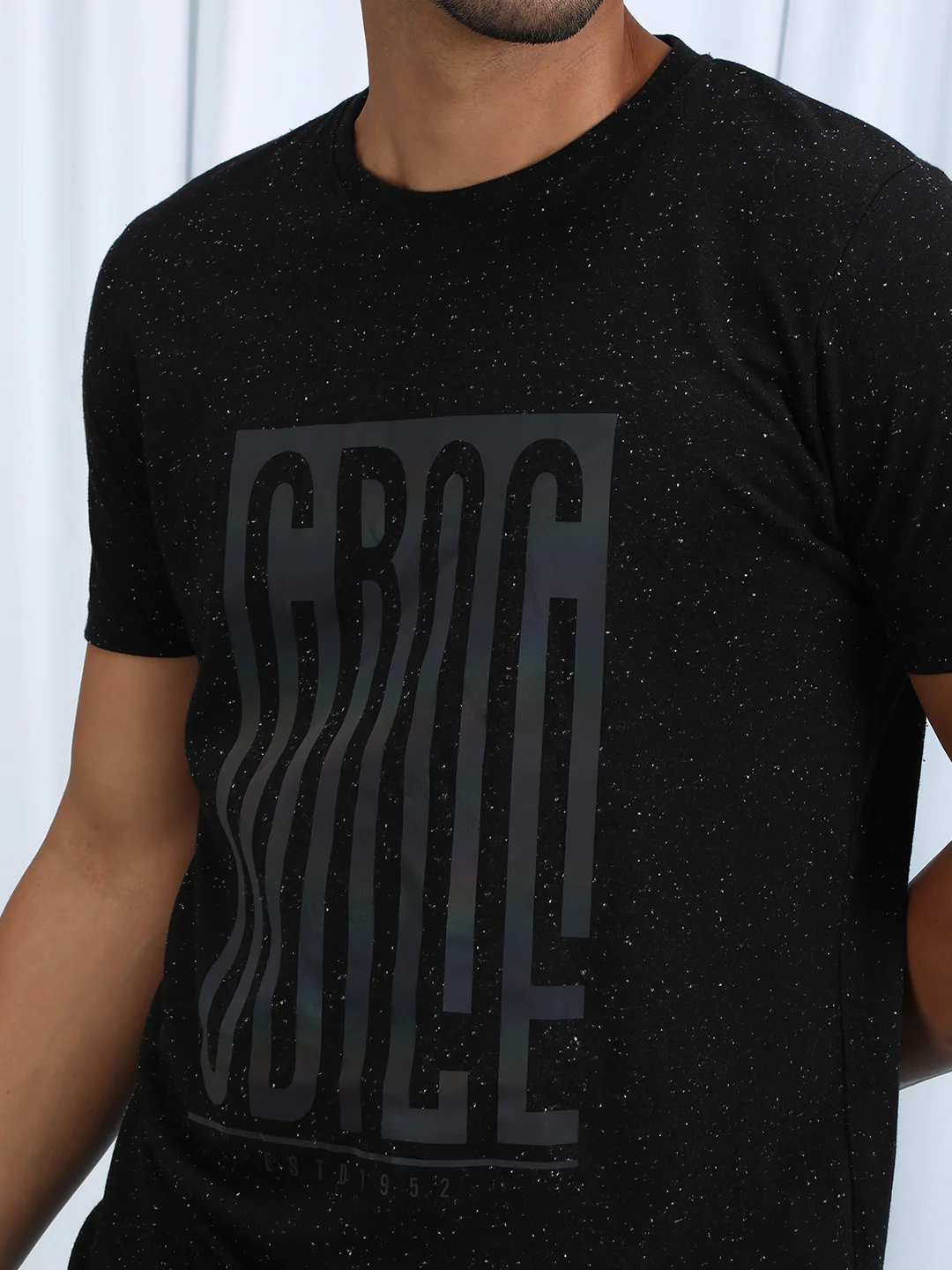 Brown Casual Printed T-Shirt