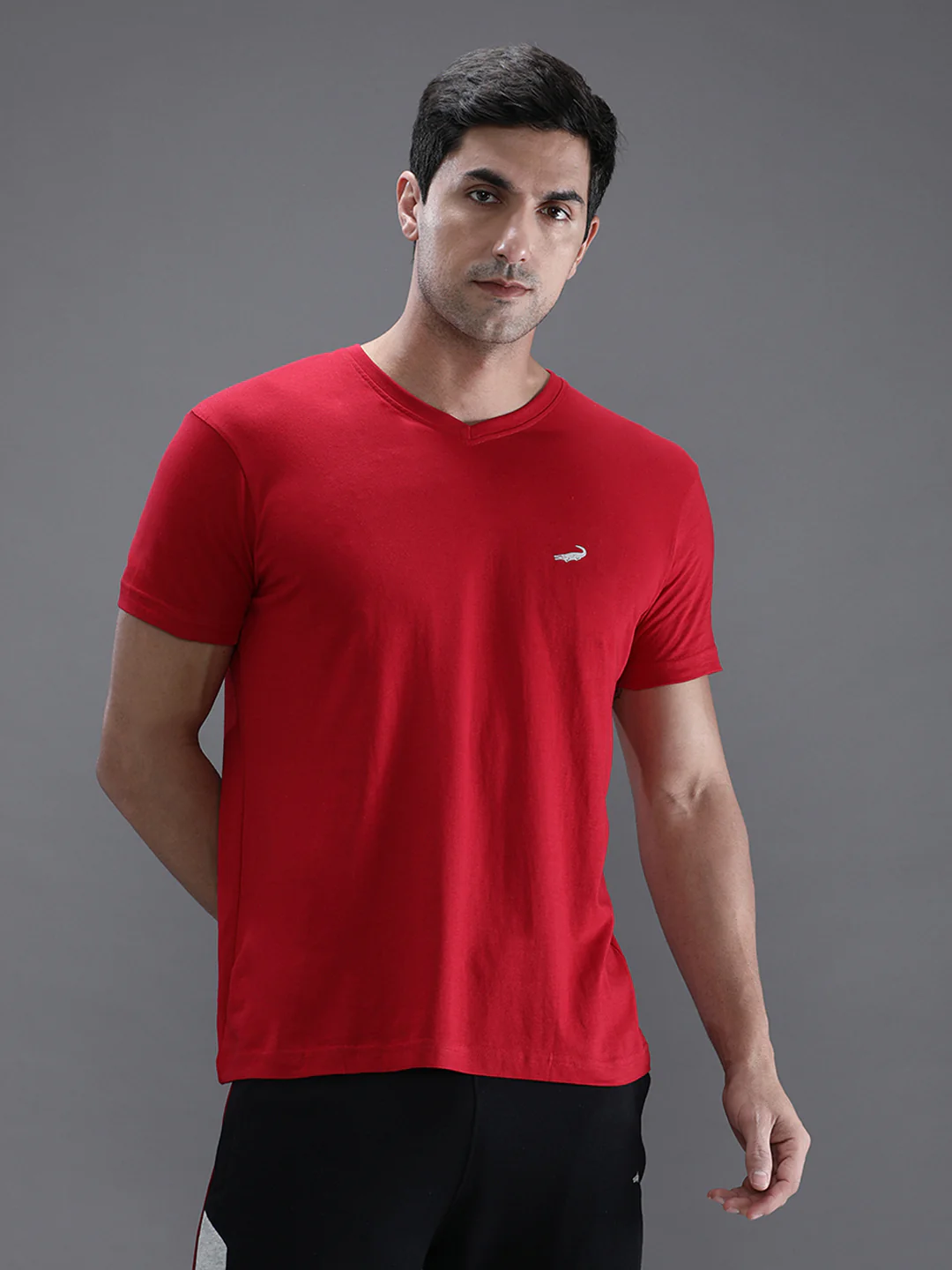 Chilli Red Solid T-Shirt