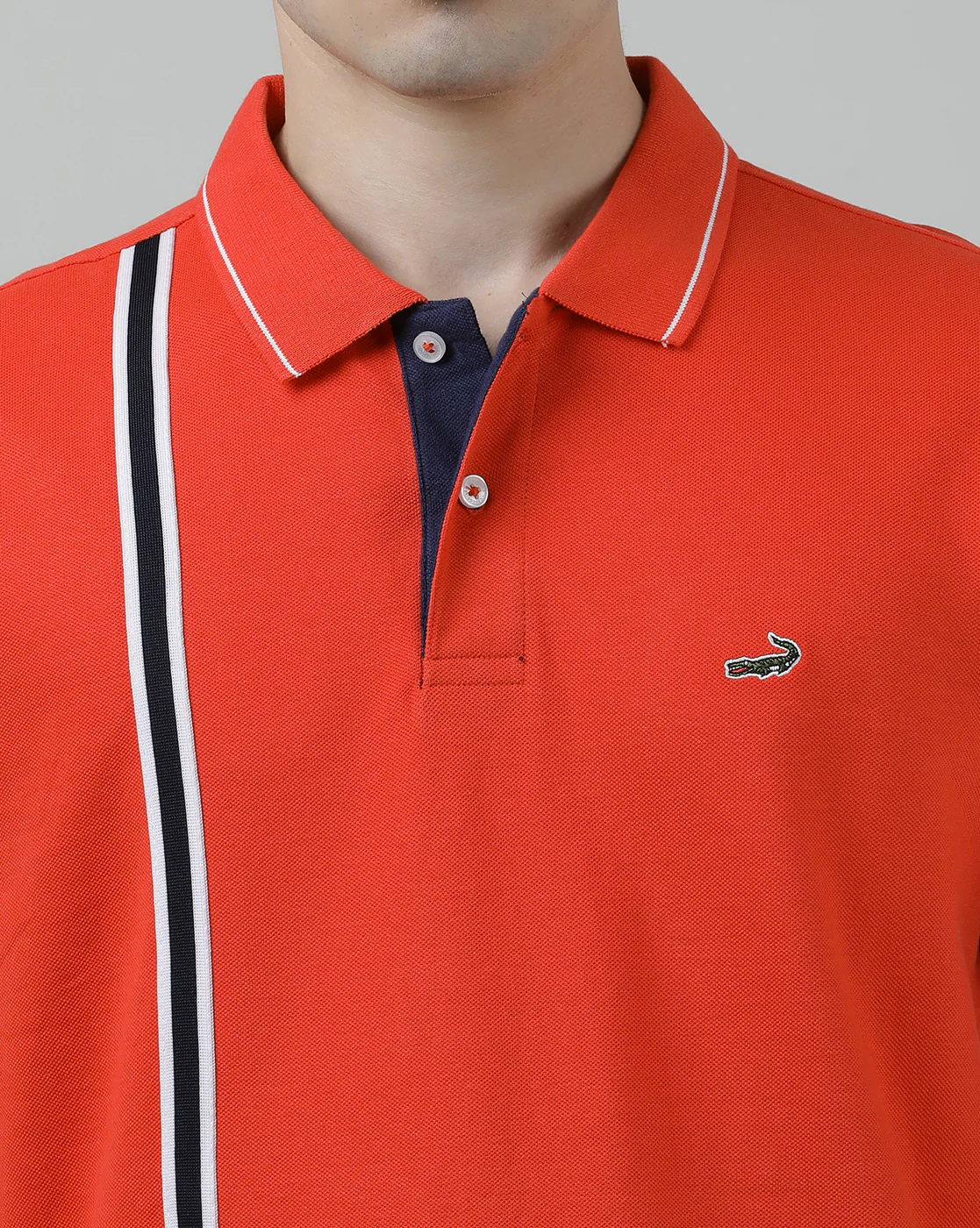 Printed Red Polo T-Shirt