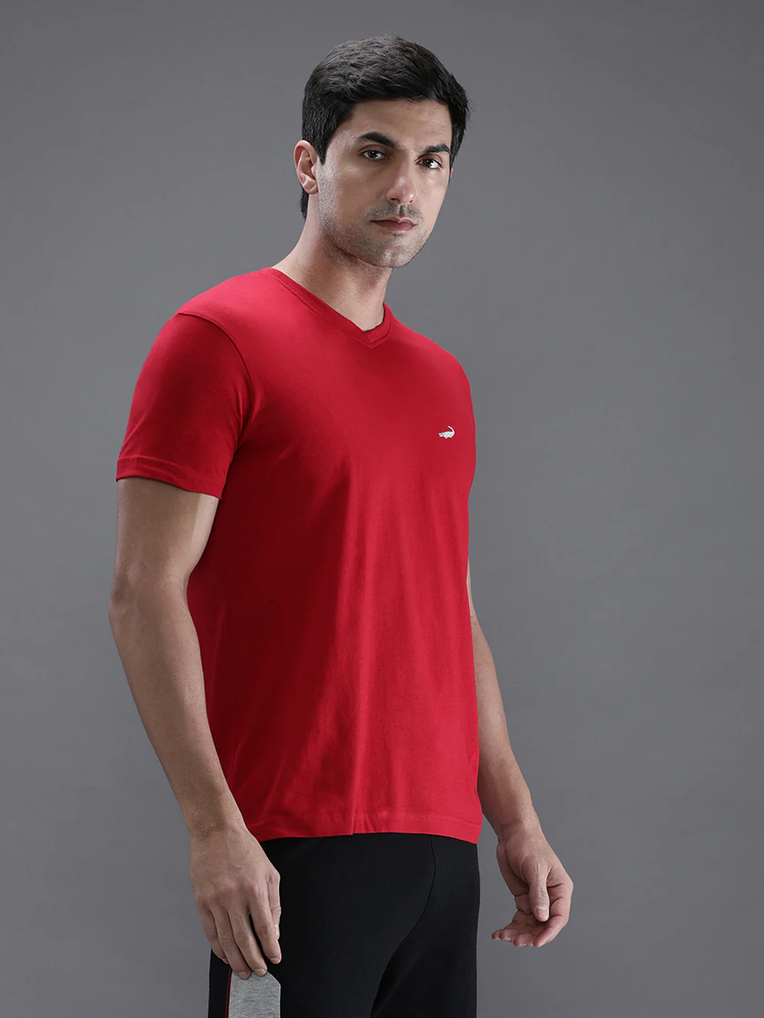 Chilli Red Solid T-Shirt
