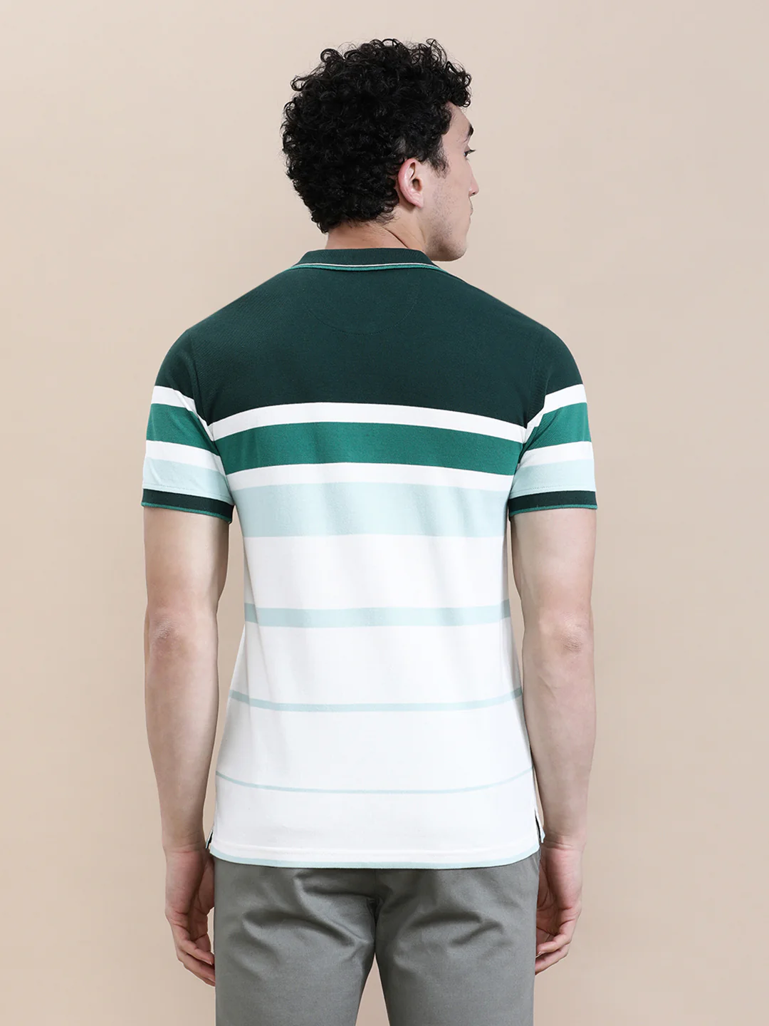 Eng Stripe Slim Fit Polo
