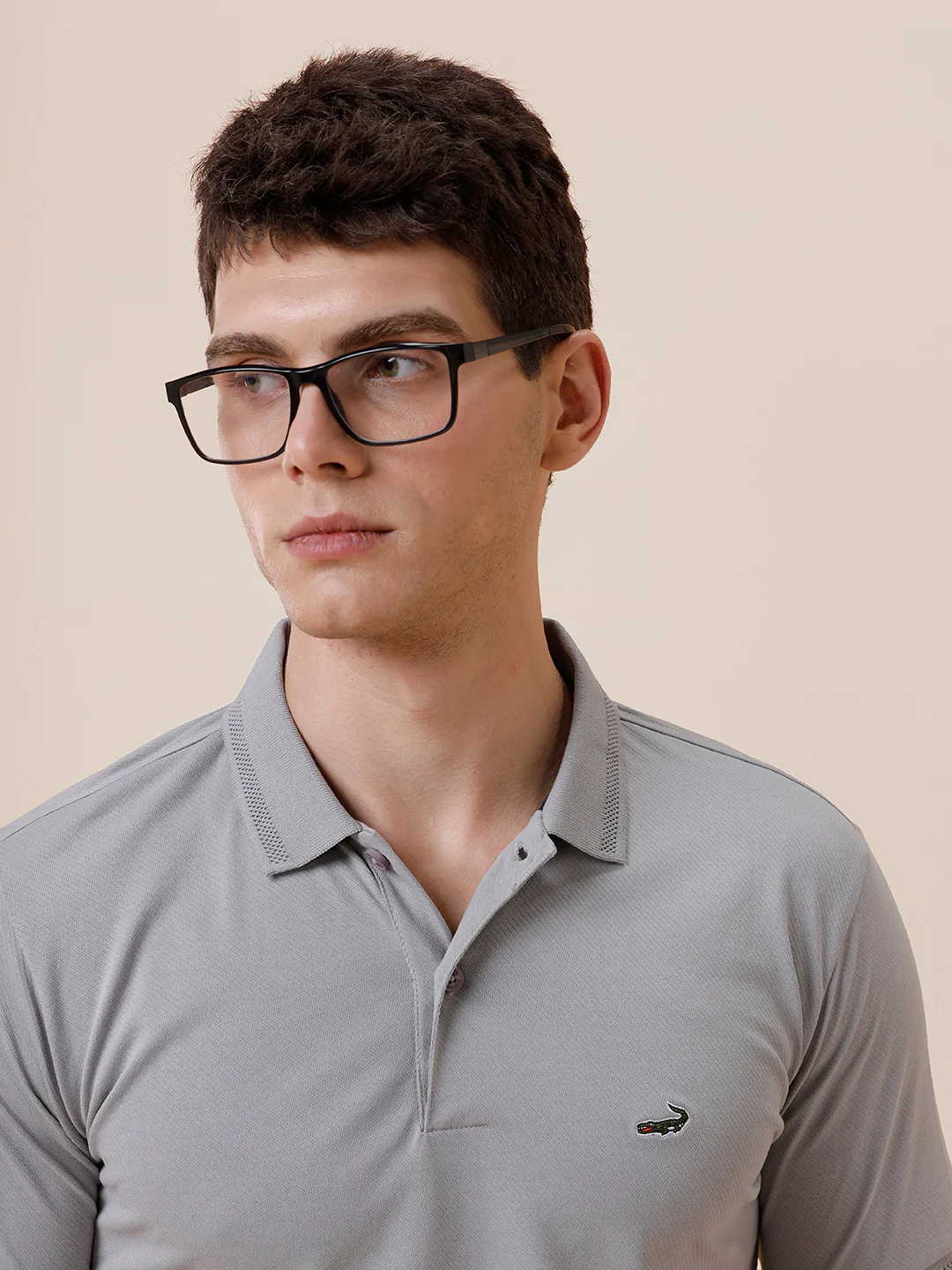 Solid Half Sleeve Casual Polo T-Shirt