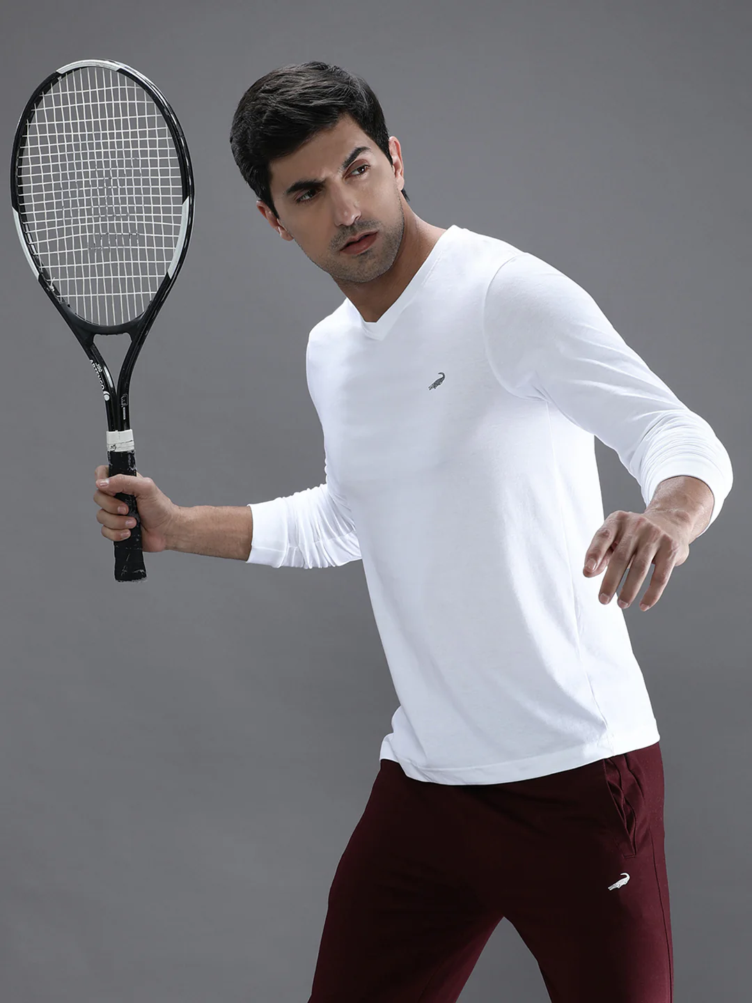 White Solid T-Shirt