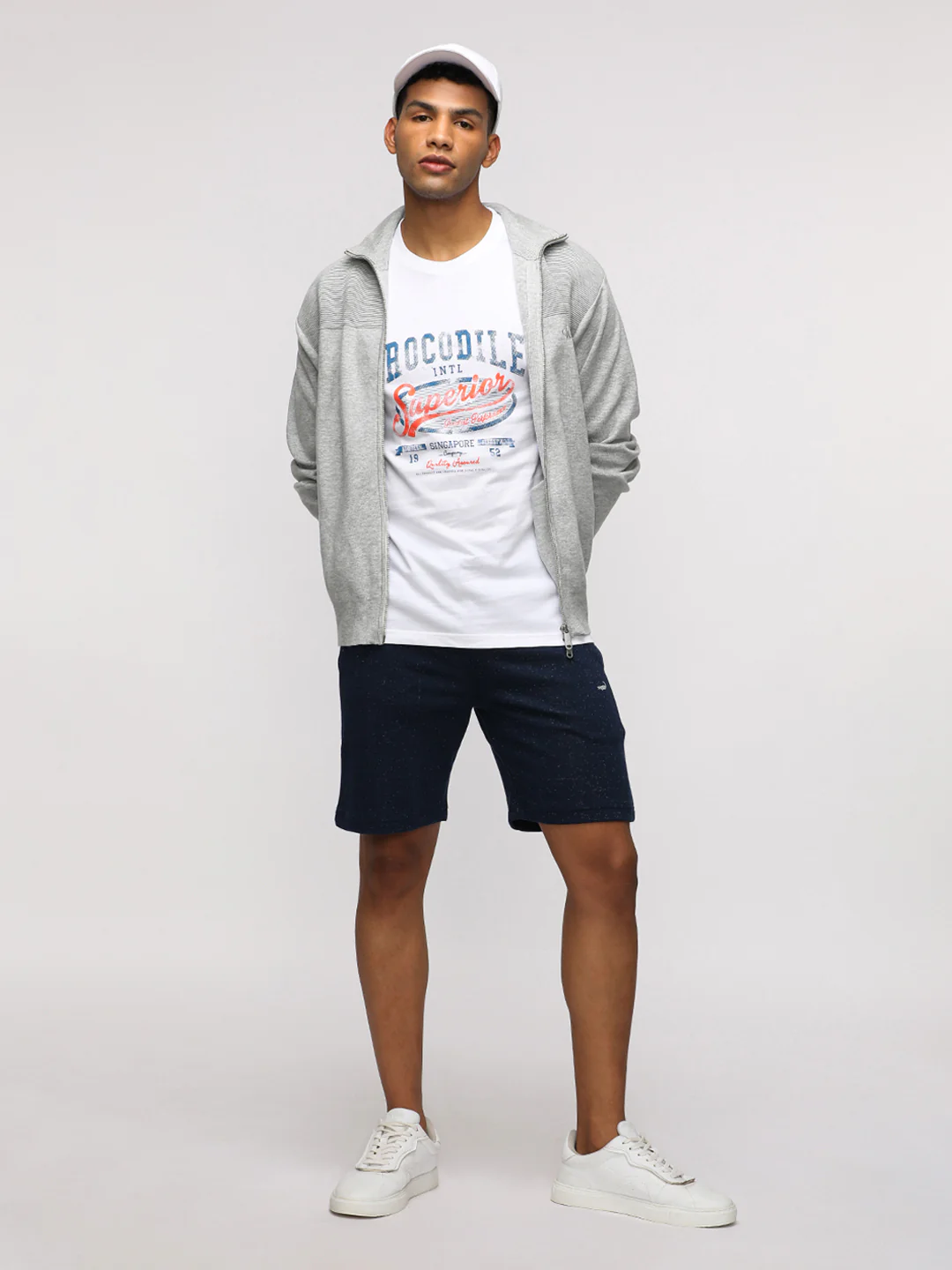 Typography Printed Pack Of 2 Round Neck Cotton Slim Fit T-shirts