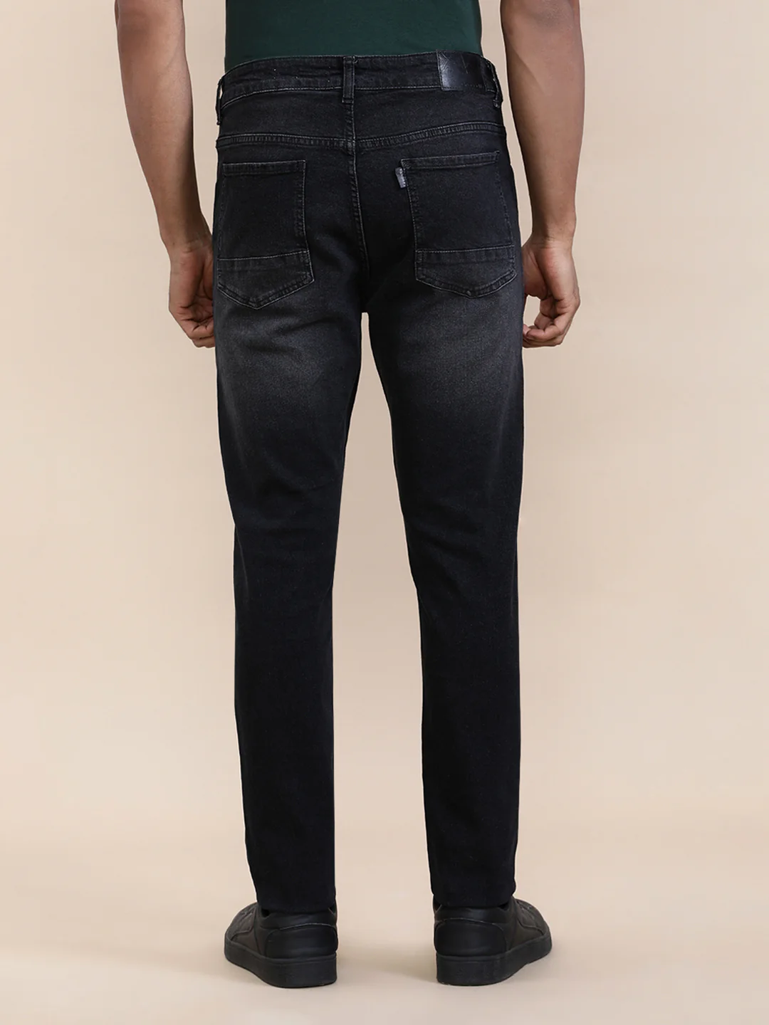 Natural Fade Wash Slim Tapered Jeans
