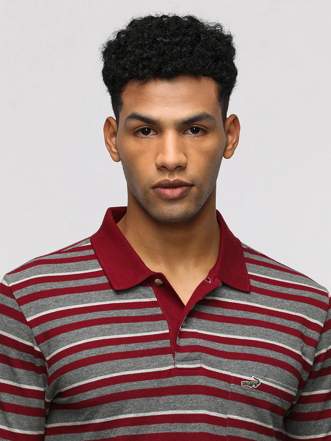 Sporty Blood Stone Collared Polo