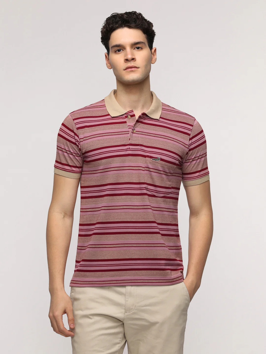 Slim Fit Sport Vintage Pink T-Shirt for Stylish Wear