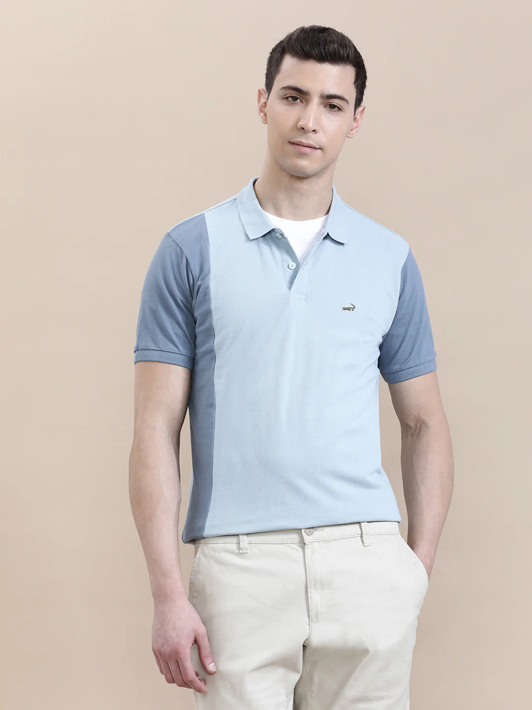 Colorblock Slim Fit Polo