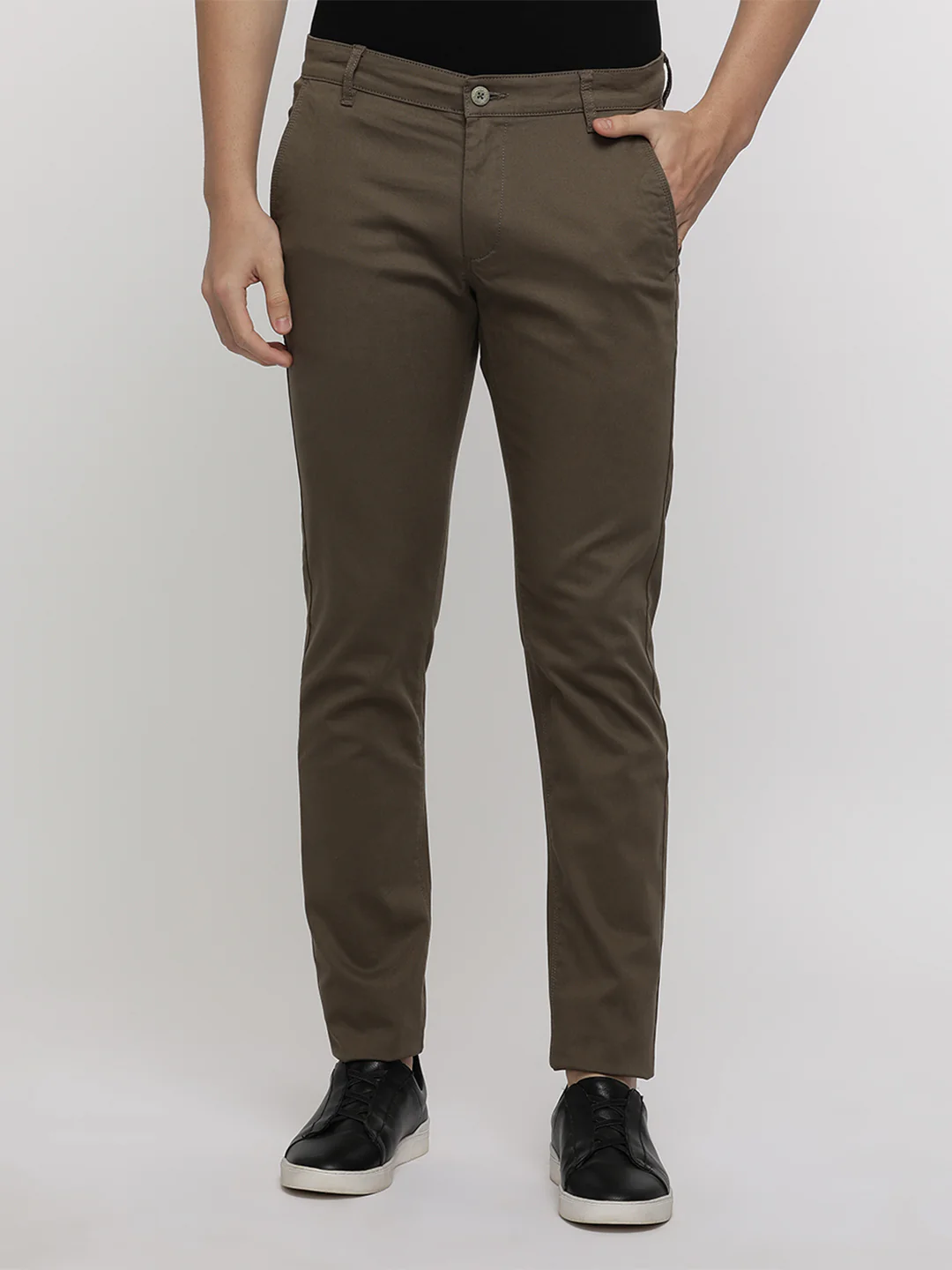 Dark Brown Premium Stretch Trouser
