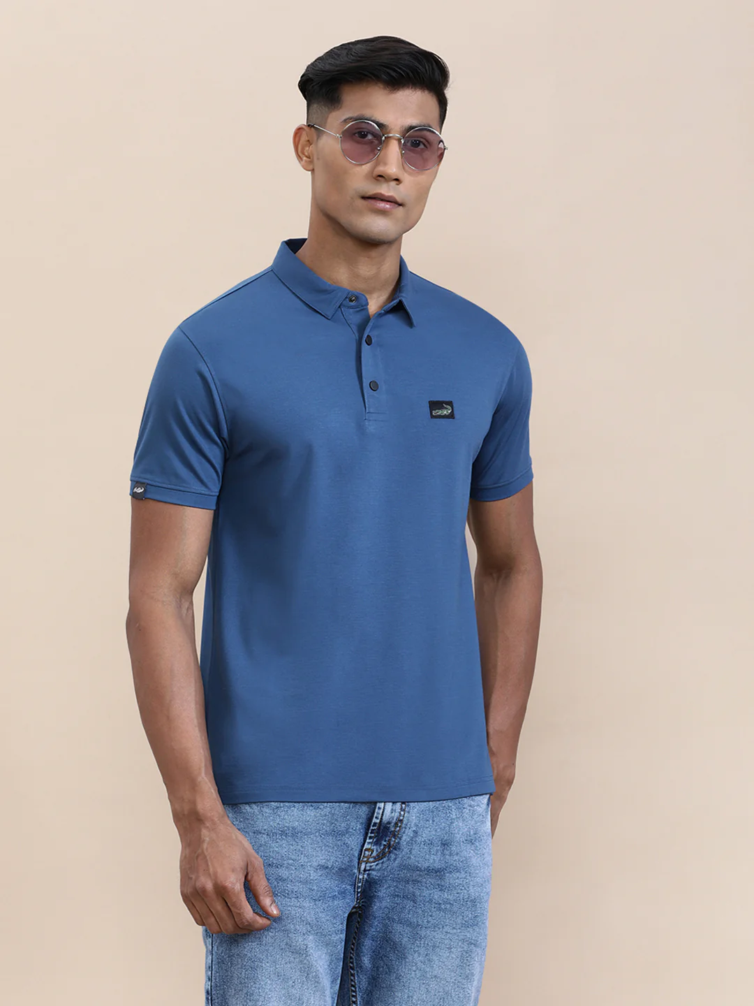 TENCEL�?Stretch Slim Fit Polo