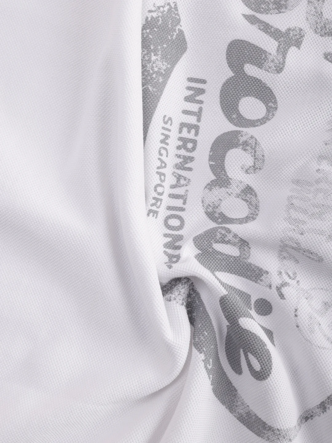 White Slim Fit Polo T-Shirt