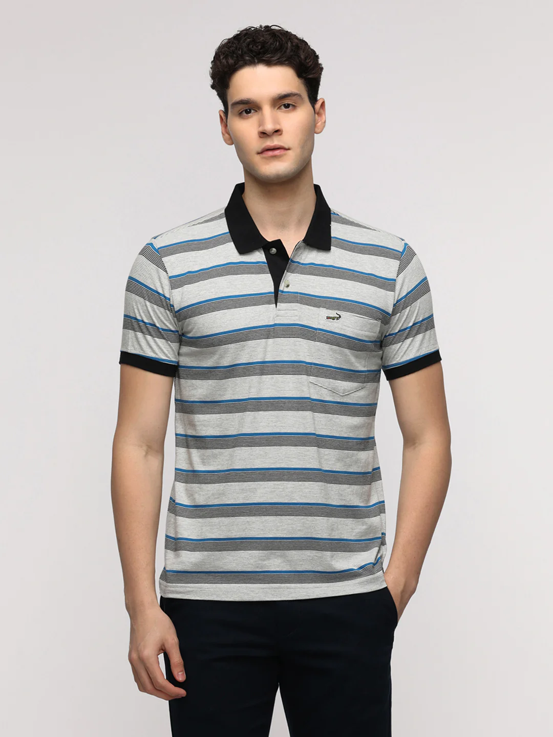 Slim Fit Sport Black T-Shirt for Casual Style with Pocket