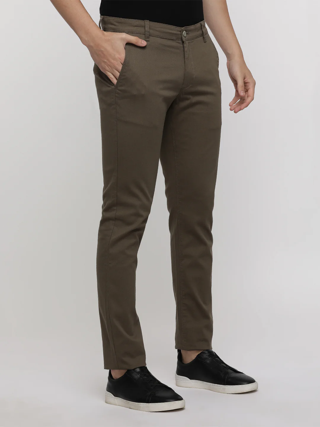 Dark Brown Premium Stretch Trouser