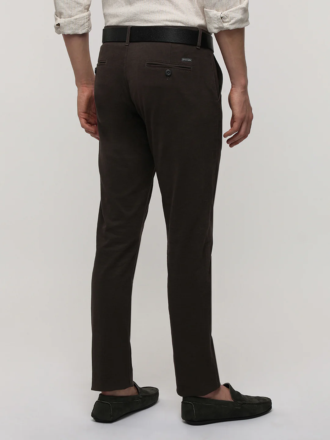 Slim Fit Classic Taupe Trouser for Elegant Style