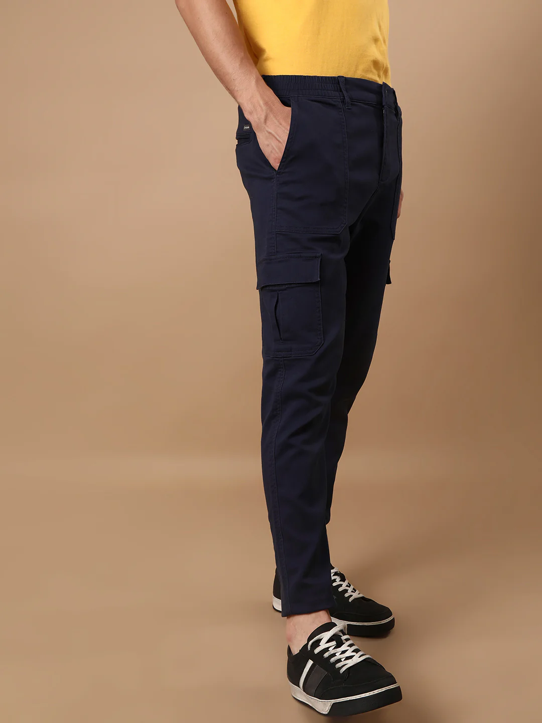 Super Soft Navy Cargo Jogger