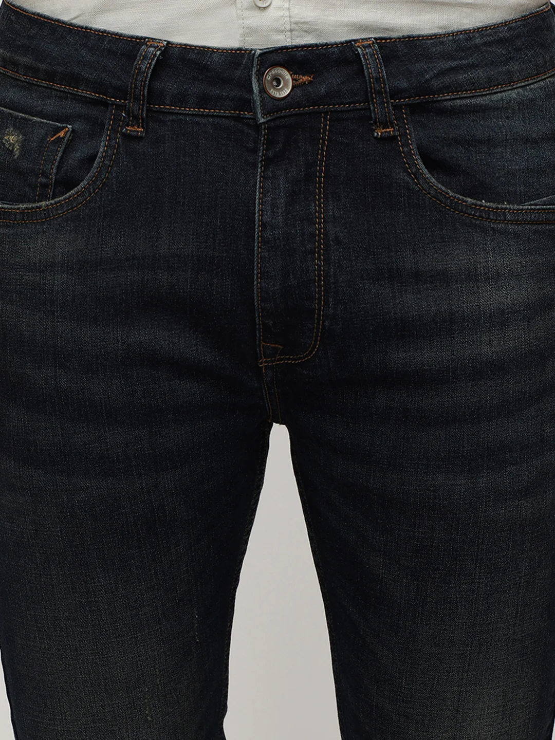 Slim Tapered Dark Blue Denim for Trendy Elegance
