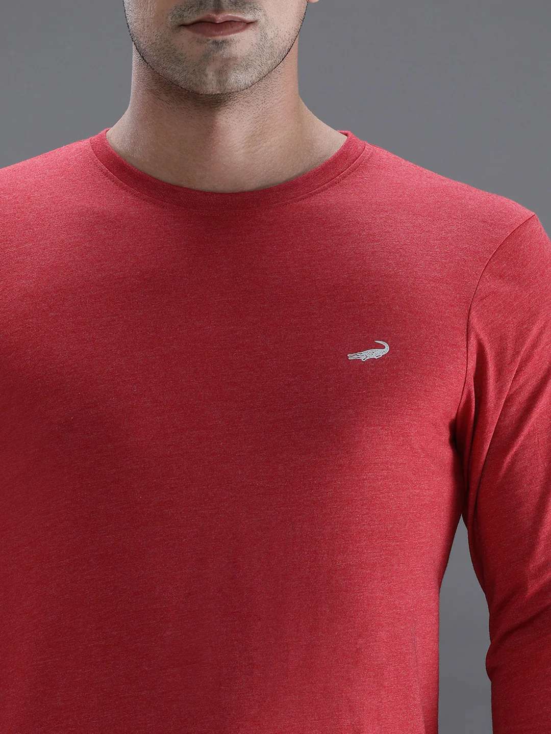 Solid Red Full Sleeve T-Shirt