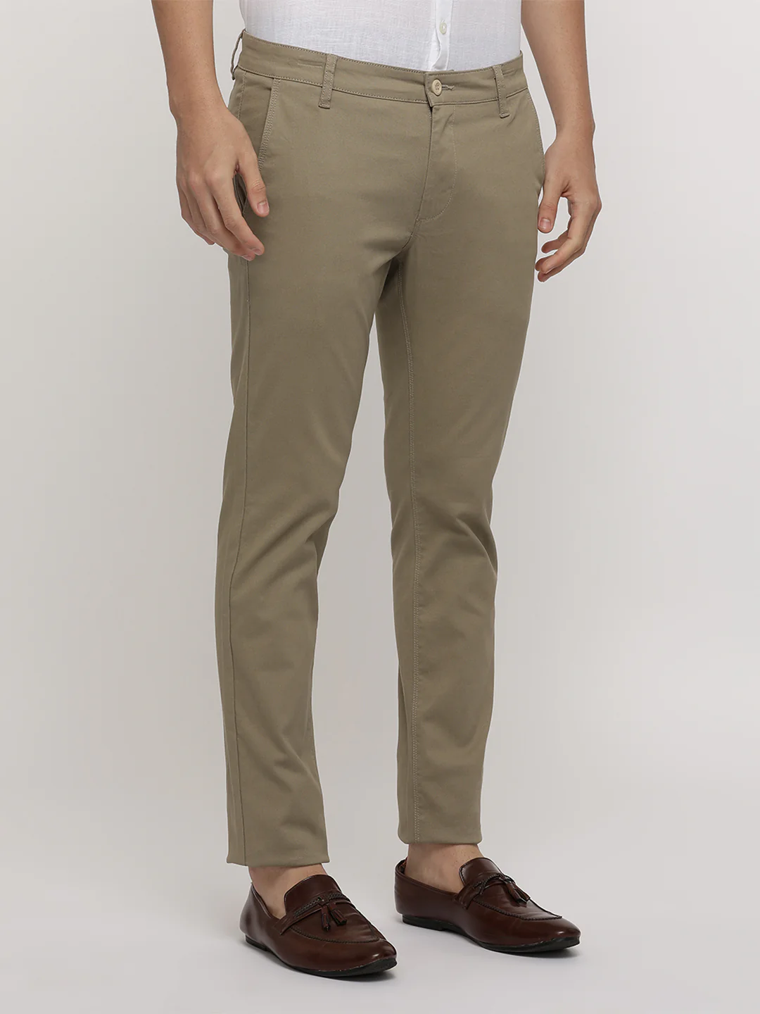 Brown Premium Stretch Trouser