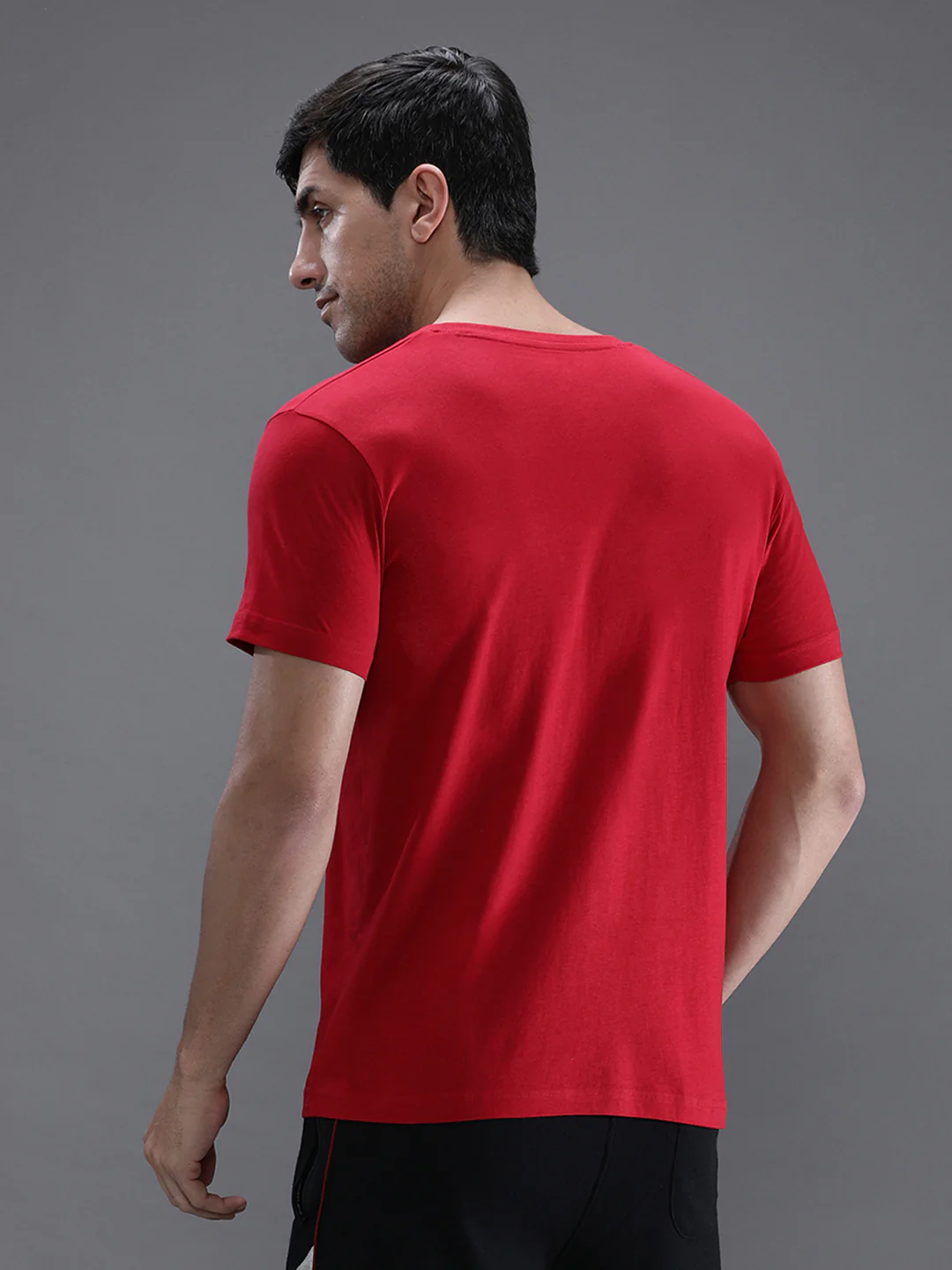 Chilli Red Solid T-Shirt