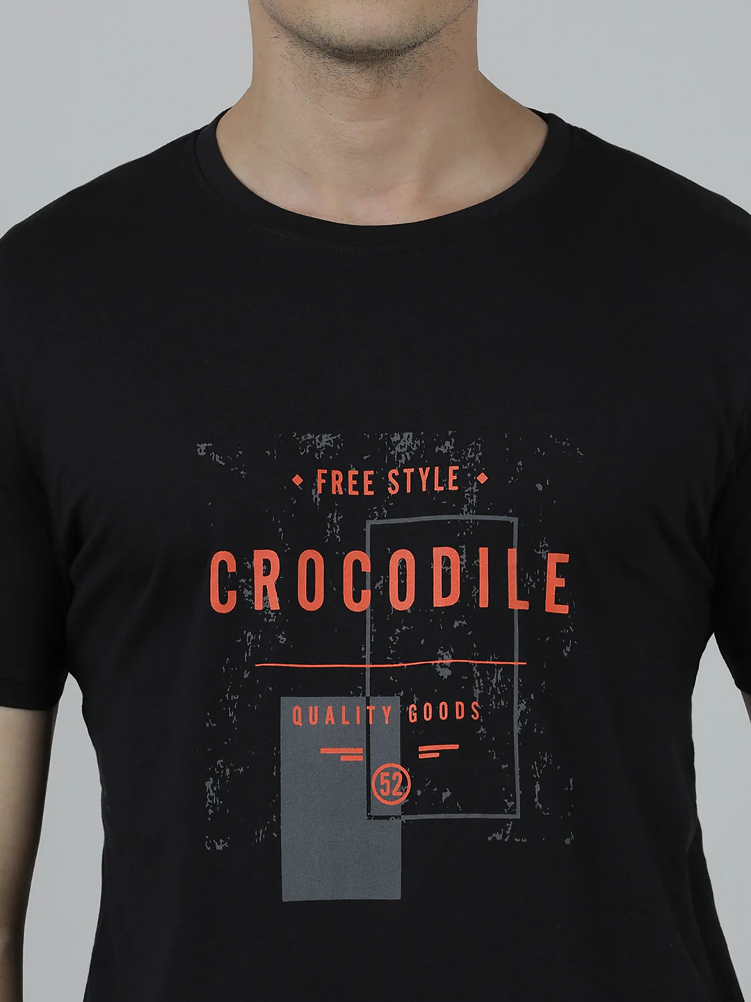 Typography Printed Pack Of 2 Slim Fit Cotton T-shirts