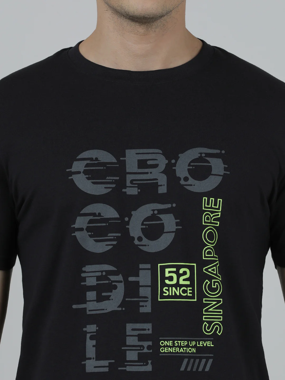 Pack Of 2 Typography Printed Slim Fit Cotton T-shirts