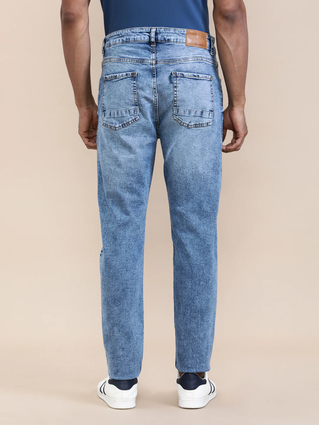 Stone Wash Soft Feel Slim Fit Jeans