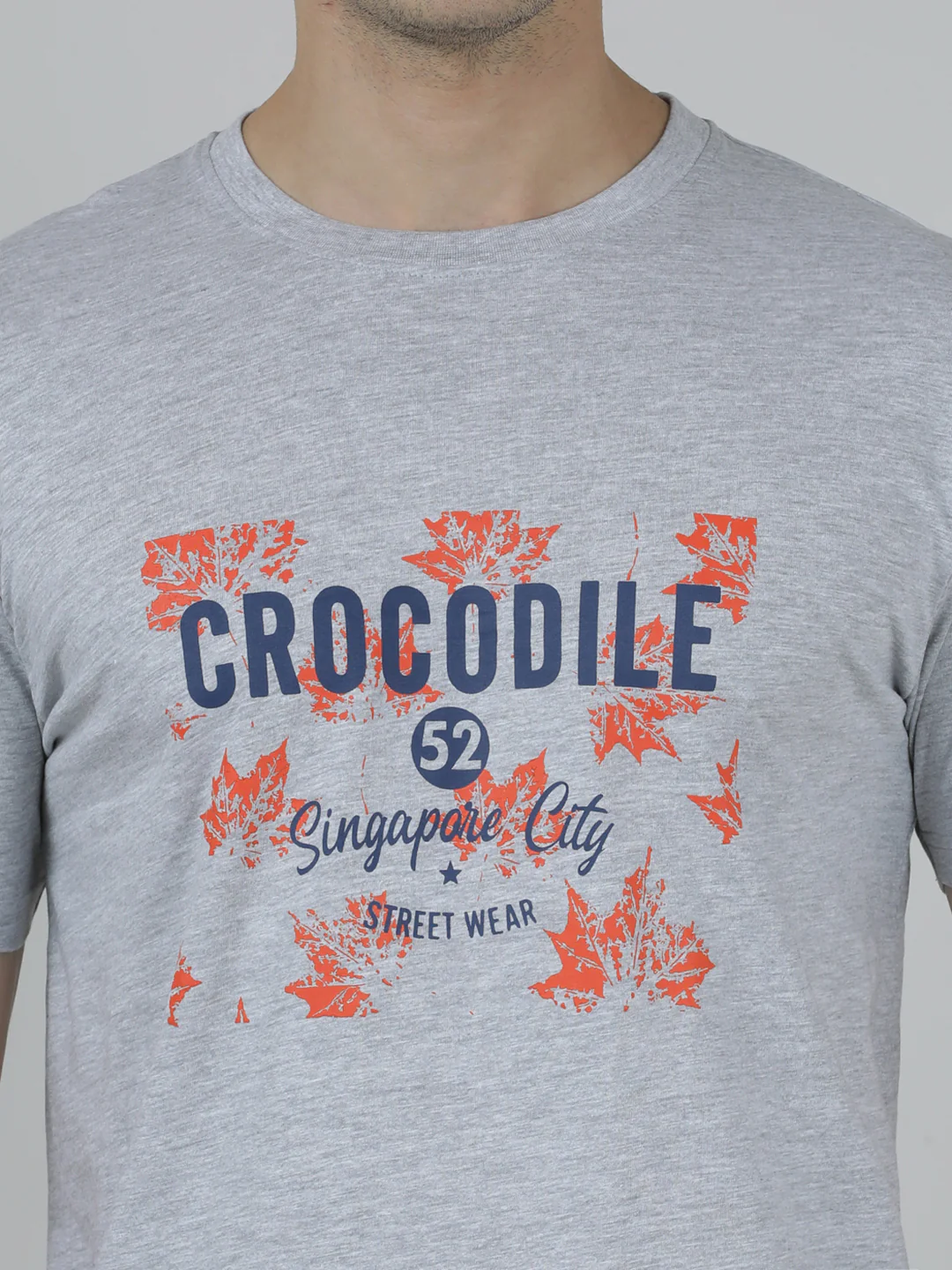 Pack Of 2 Typography Printed Cotton Slim Fit T-shirts