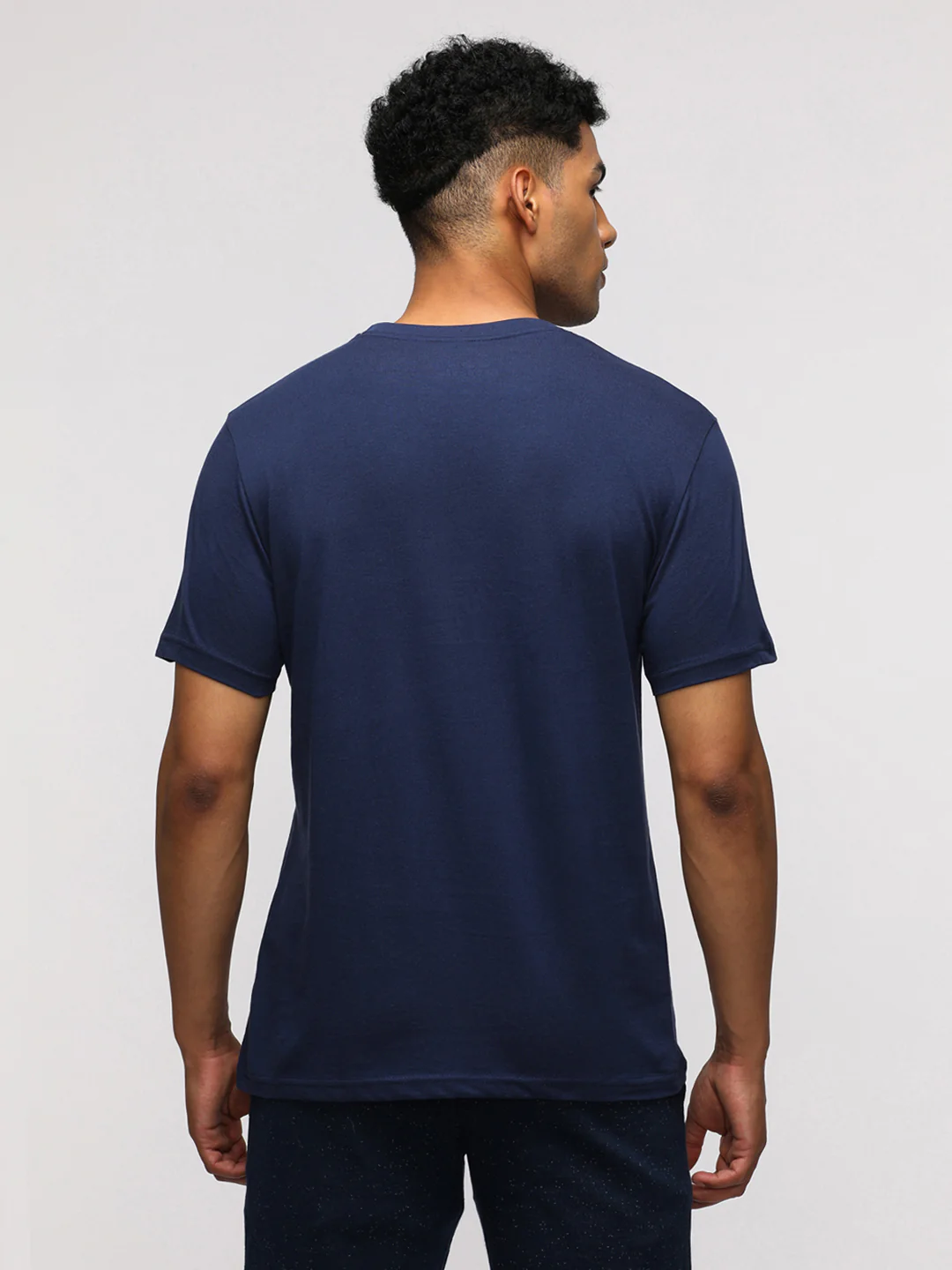 Typography Printed Pack Of 2 Round Neck Cotton Slim Fit T-shirts