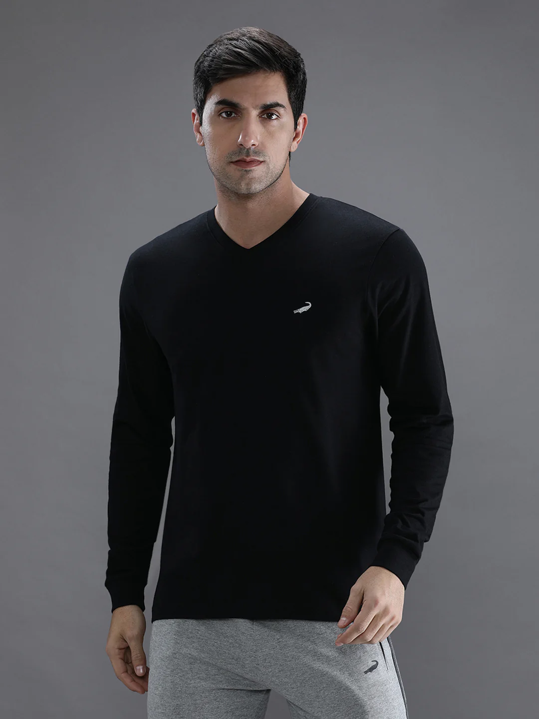 Black Solid T-Shirt