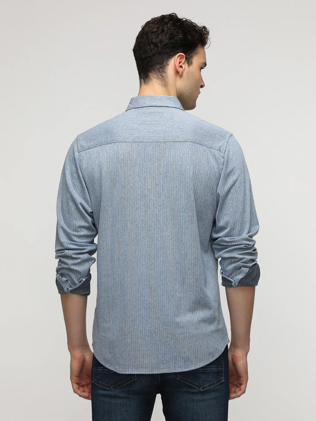 Blue Stripe Premium Techno Shirt