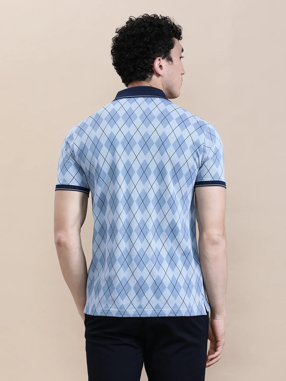 Diamond AOP Slim Fit Polo