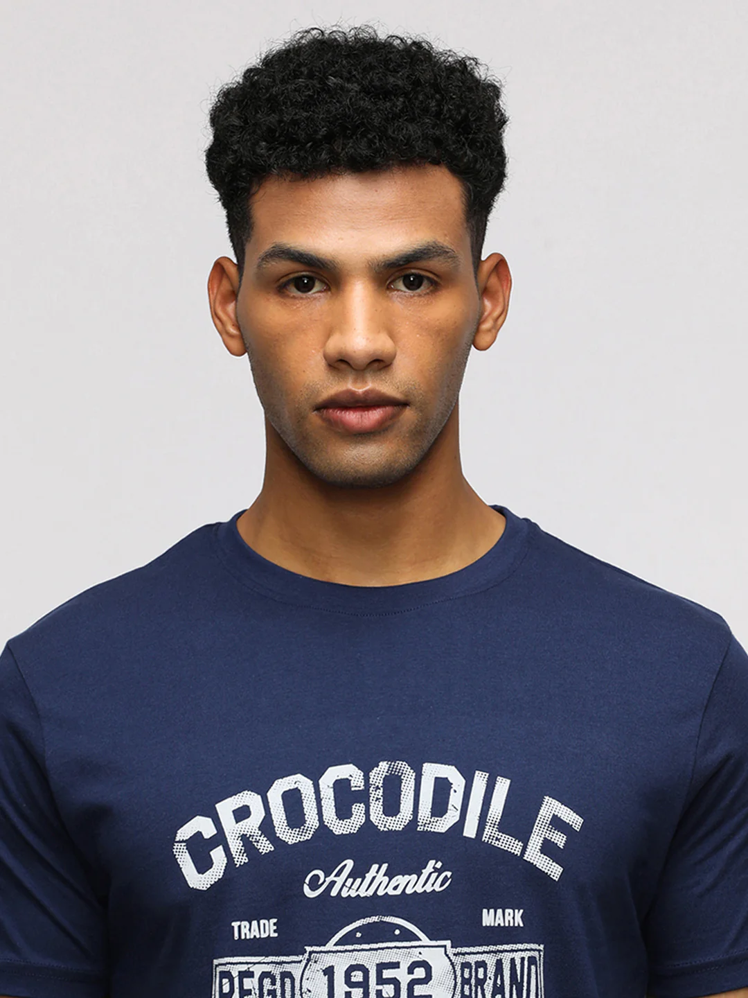 Typography Printed Pack Of 2 Round Neck Cotton Slim Fit T-shirts