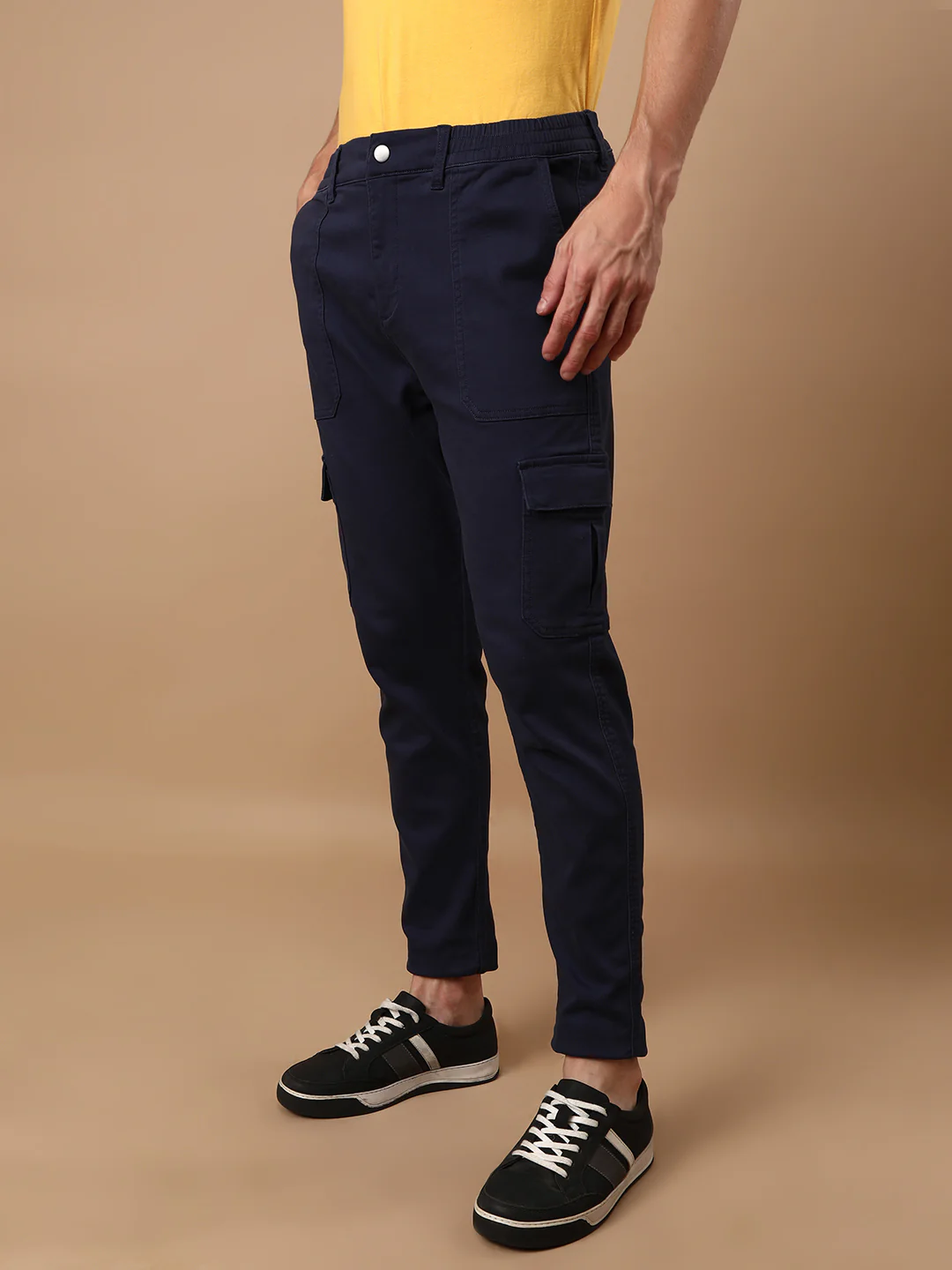 Super Soft Navy Cargo Jogger