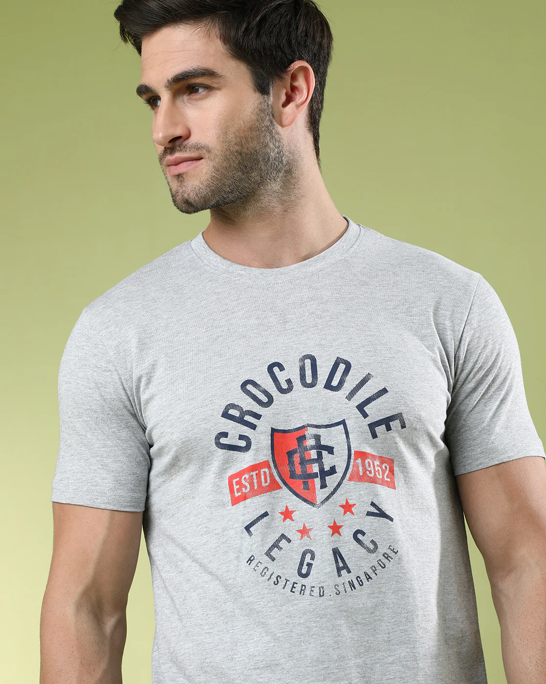 Typography Printed Cotton Slim Fit Pack Of 2 T-shirts