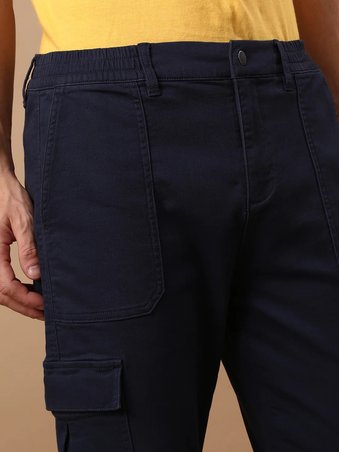 Super Soft Navy Cargo Jogger