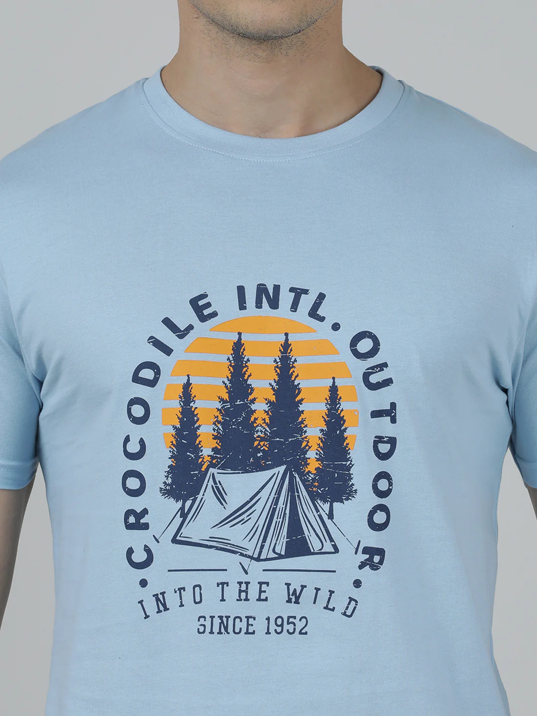 Pack Of 2 Typography Printed Slim Fit Cotton T-shirts