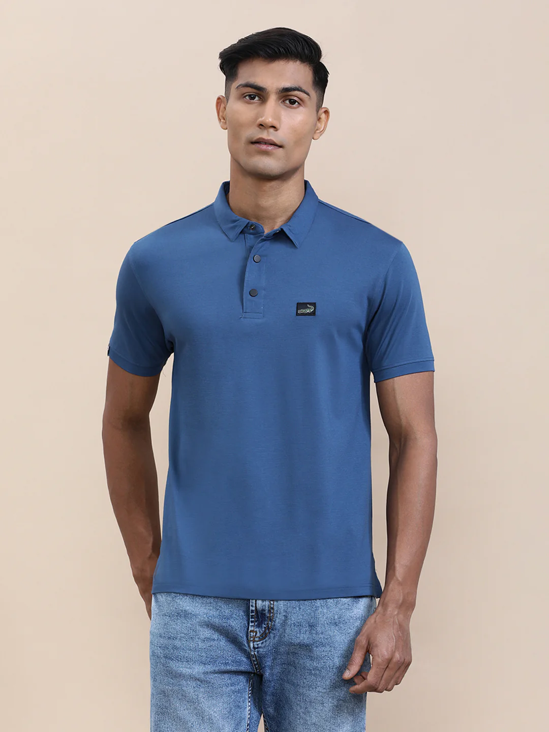 TENCEL�?Stretch Slim Fit Polo