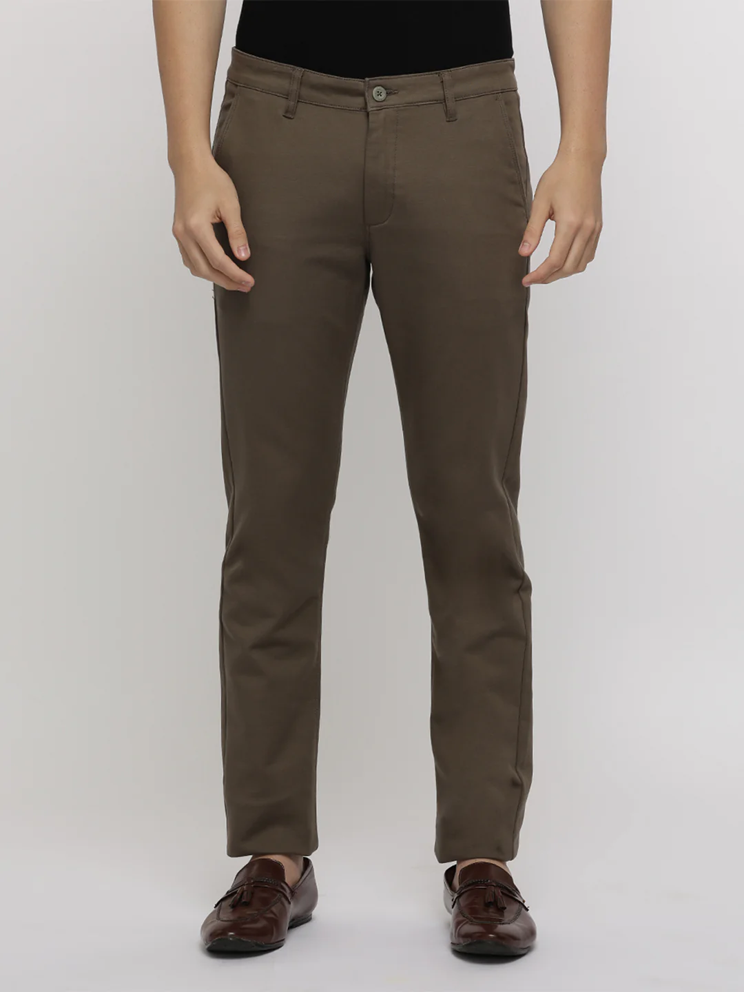 Premium Stretch Dark Brown Trouser