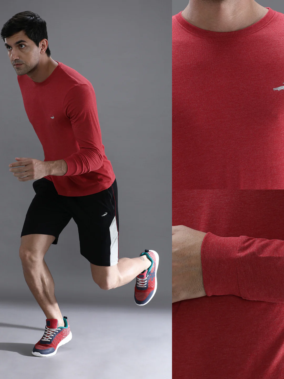 Solid Red Full Sleeve T-Shirt