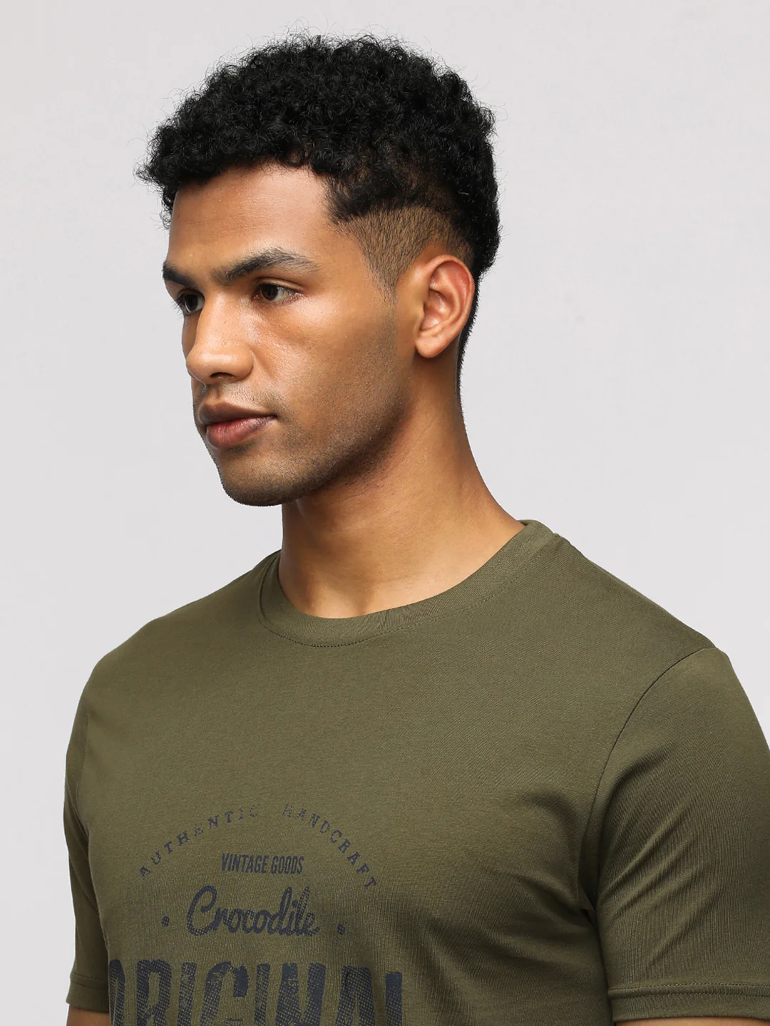 Pack Of 2 Typography Printed Round Neck Cotton Slim Fit T-shirts