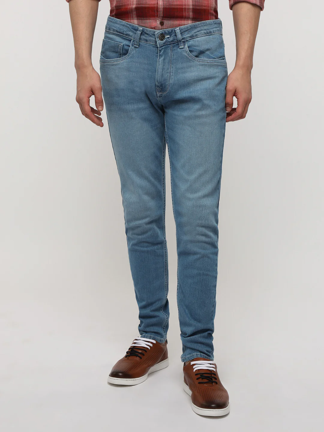 Light Blue Stone Washed Jeans