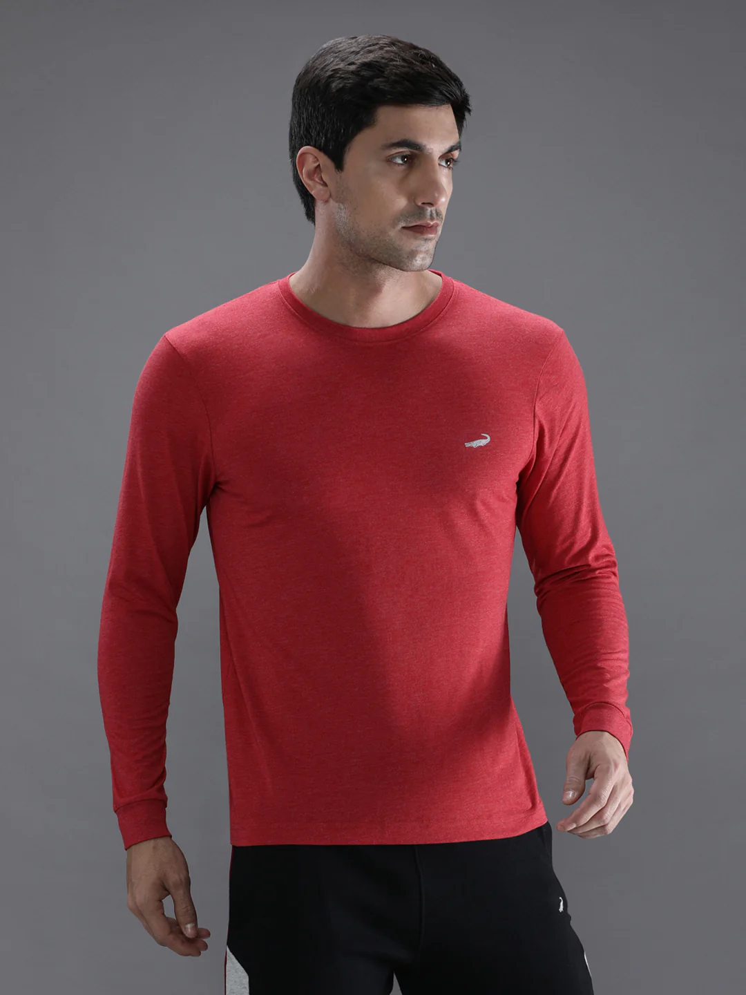 Solid Red Full Sleeve T-Shirt