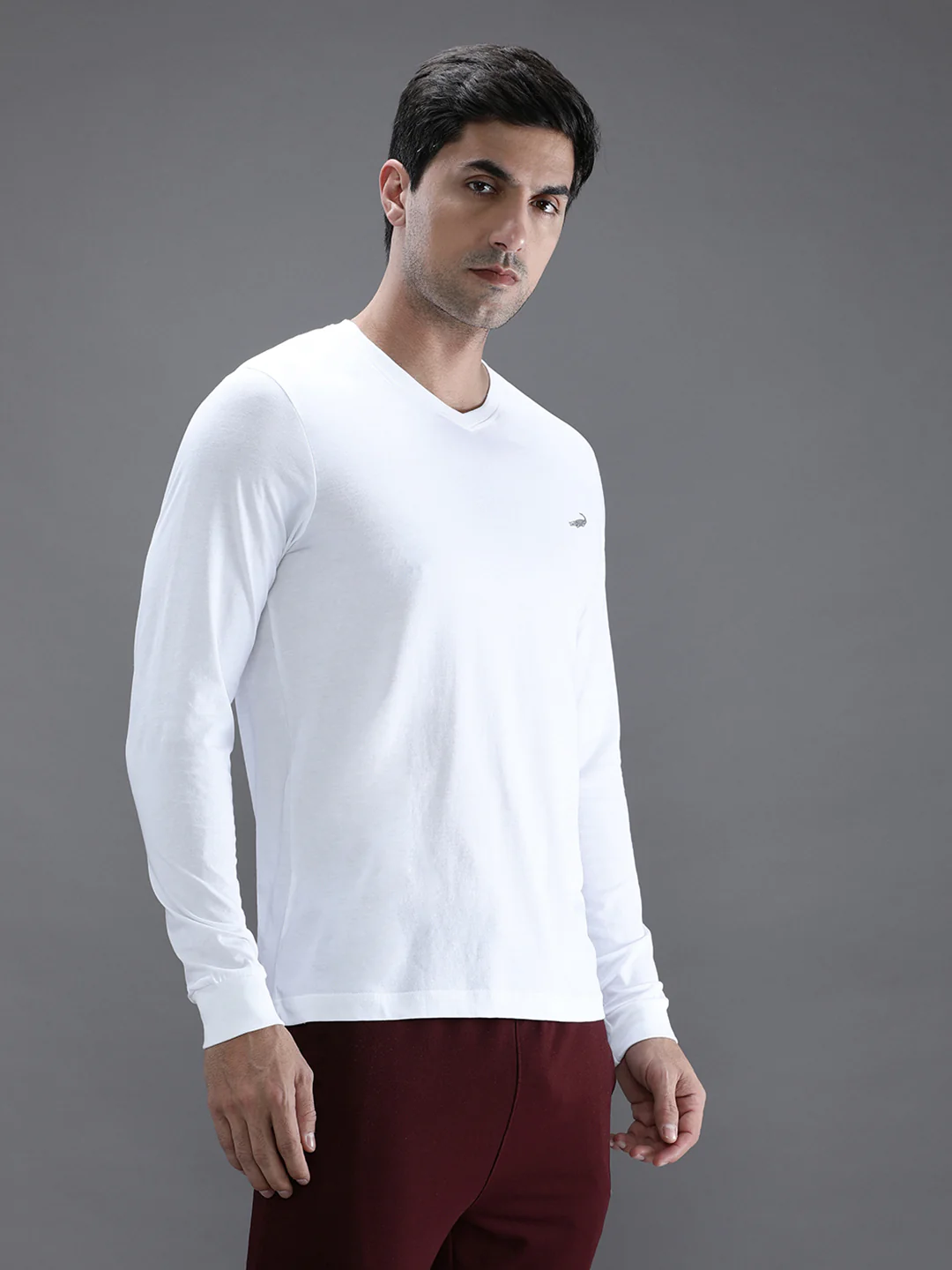 White Solid T-Shirt