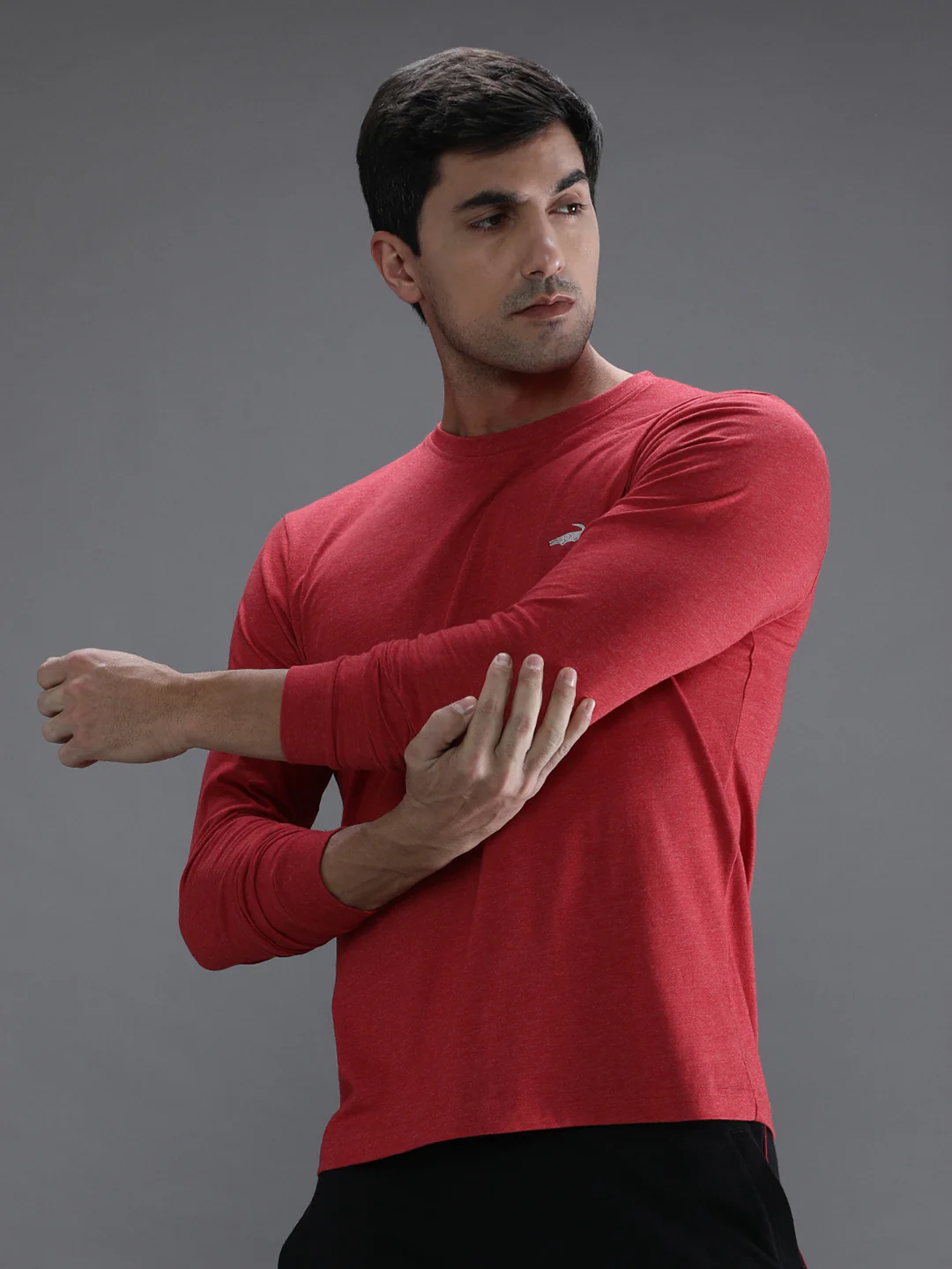 Solid Red Full Sleeve T-Shirt