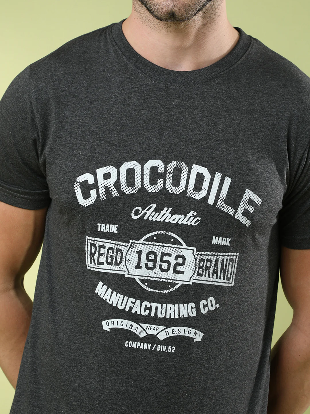 Typography Printed Pack Of 2 Slim Fit T-shirts