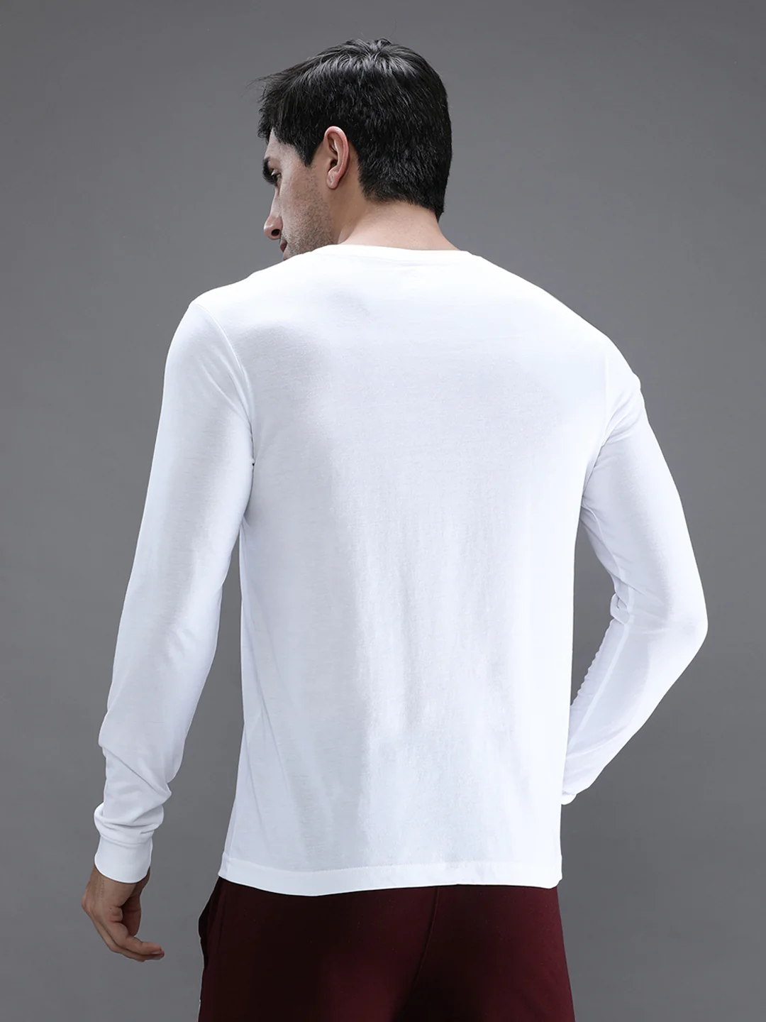 White Solid T-Shirt